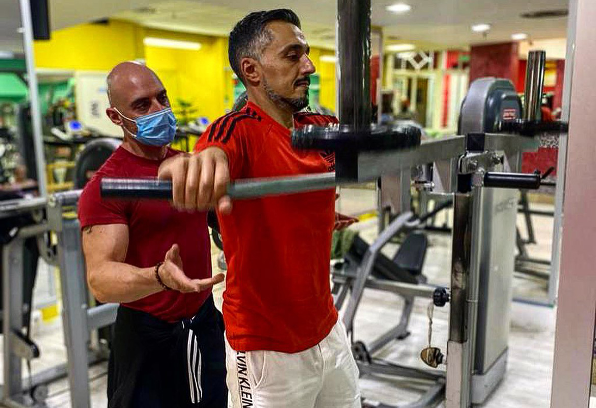 Fabrizio allenamento